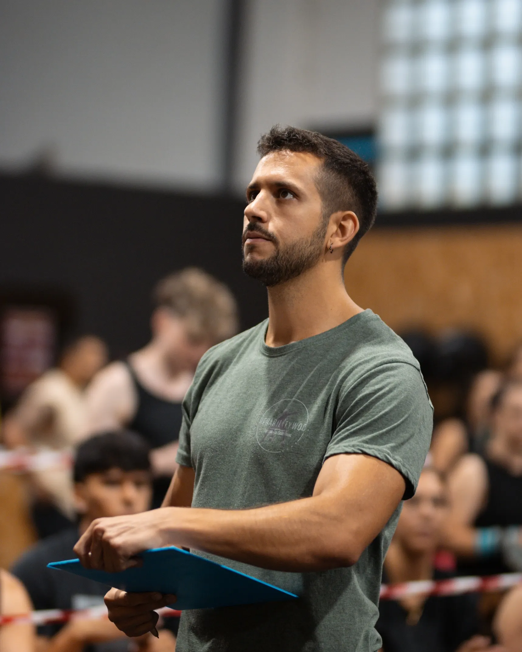 Gerard Barrantes, fisioterapeuta y fundador de RehabilityWOD, en una competición de CrossFit